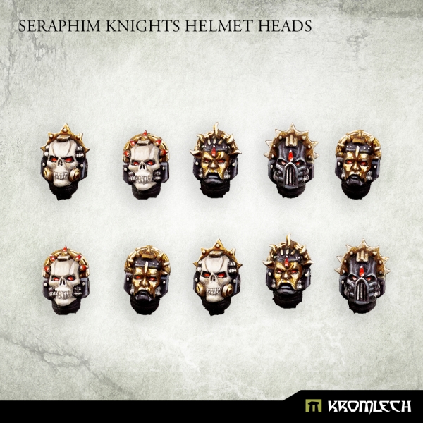 Seraphim Knights Helmet Heads - Kromlech
