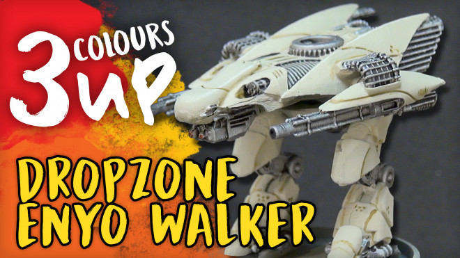 Dropzone Commander Painting Tutorial – PHR Enyo Heavy Walker