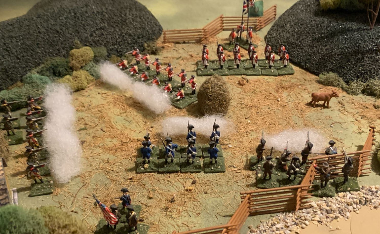 The Patriot left, which is trying to shoot up the Crown right.