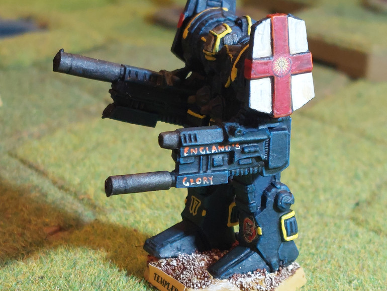 Close up of England's Glory