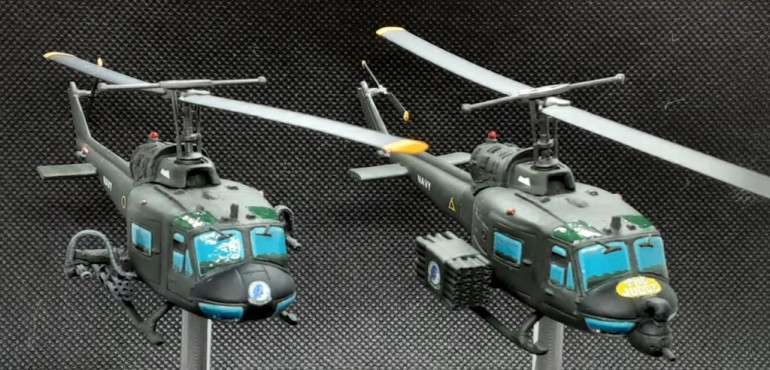 HAL-3 Seawolves UH-1B Hog and Frog