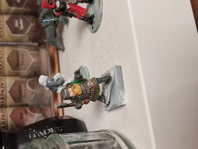 Dwarf cleric from crusader minitures still have basing to do