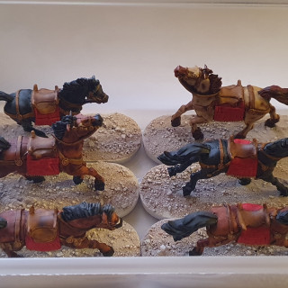 Horsies - contrast paints for the win