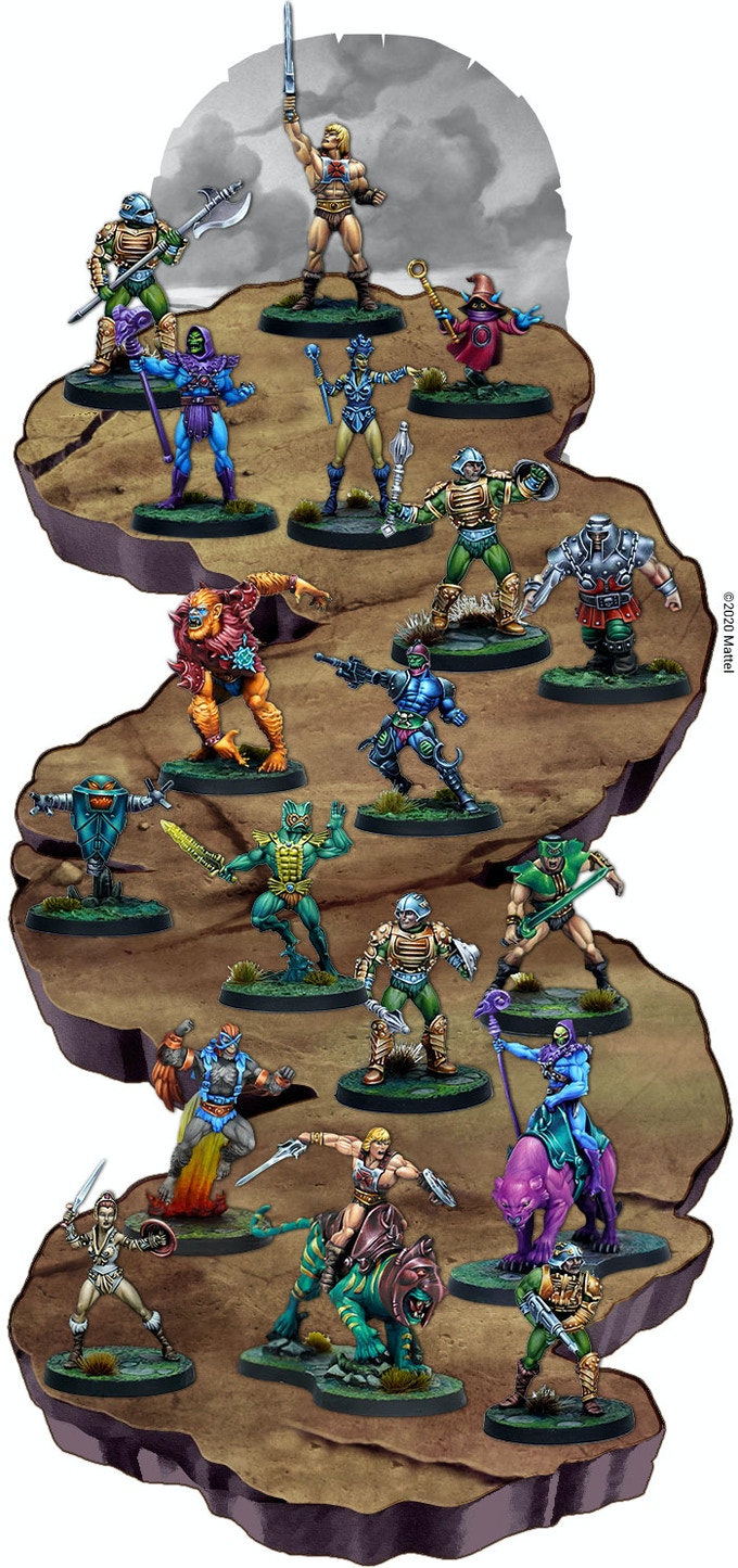 Masters Of The Universe Painted Miniatures - CMON