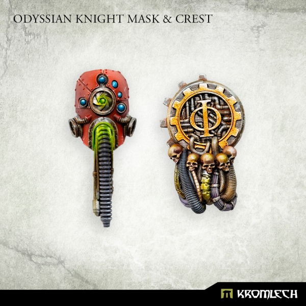 Odyssian Knight Mask & Crest - Kromlech