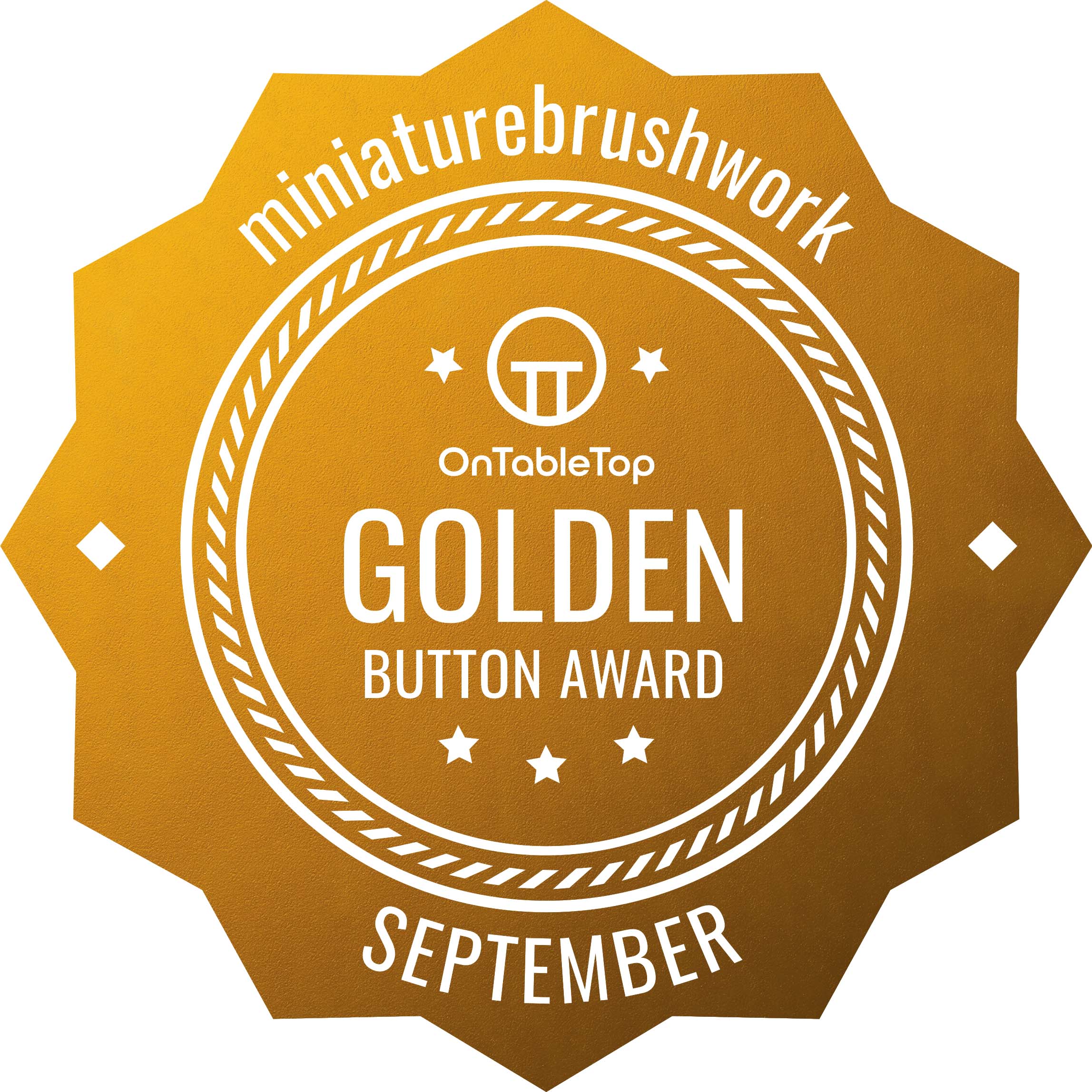miniaturebrushwork-Golden-Button-Sep-2021