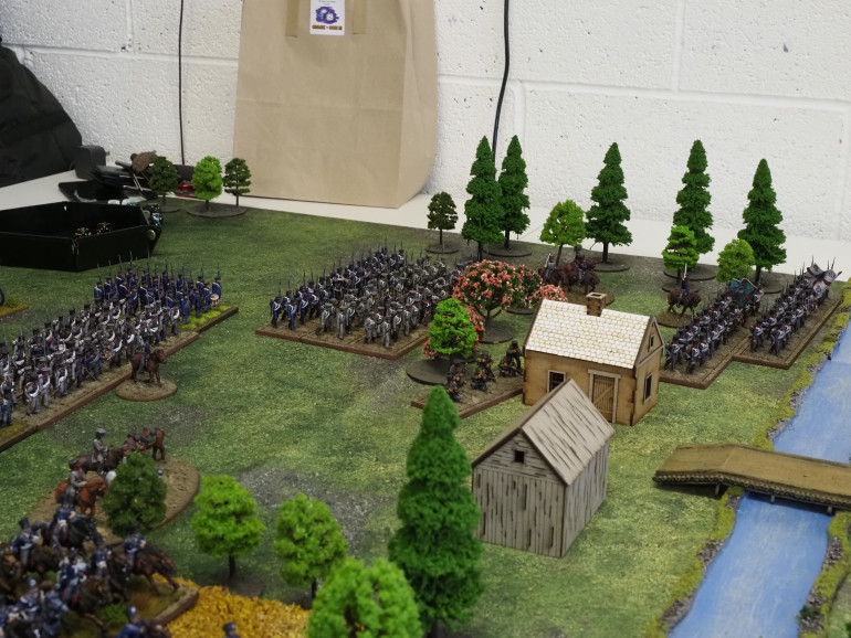 The Prussian Infantry advances