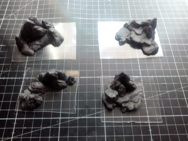 A bit more work this morning on the small island terrain.