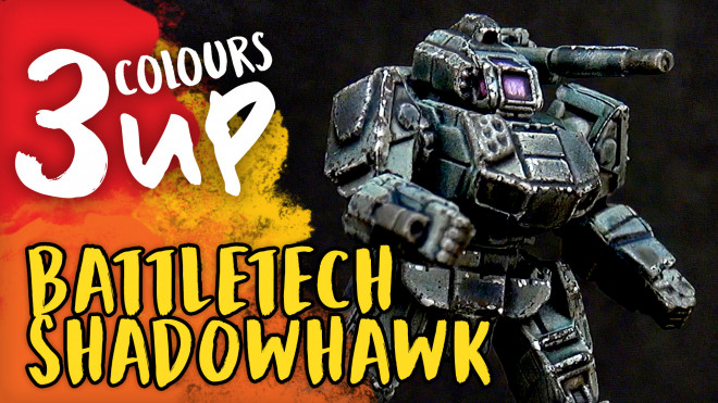 Shadowhawk Mech Painting Tutorial | Battletech