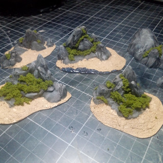 The small islands are finished