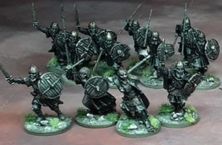 The hearthguard in the front and the warriors in the back look great