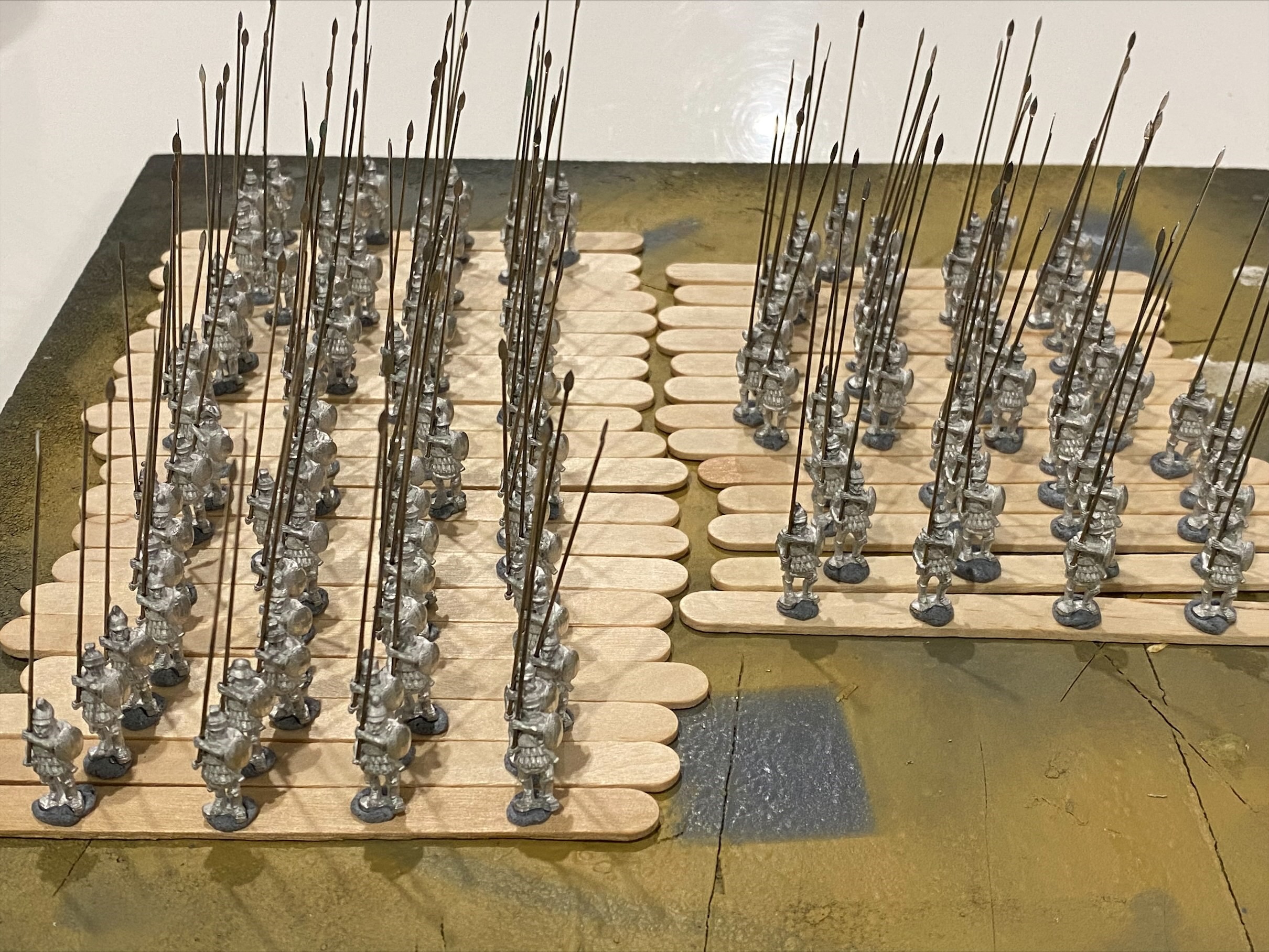 Metal wire Spears & Javelins 100mm long Pack of 20 