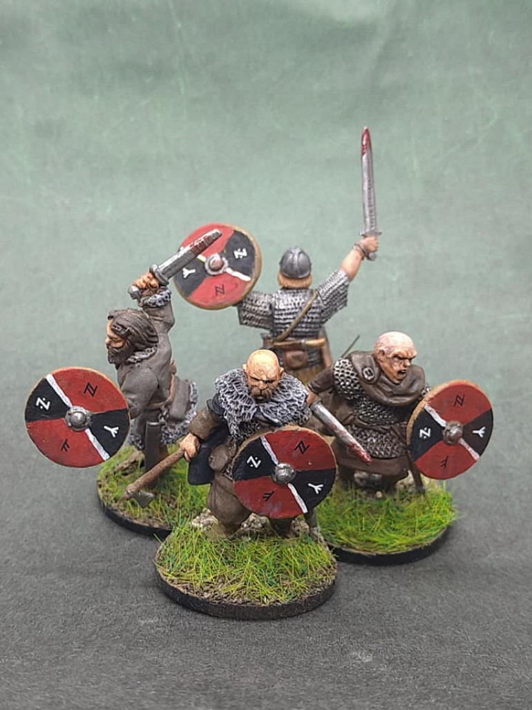 SAGA: Viking Age - Shieldmaiden Warband (4pt Viking, Metal)