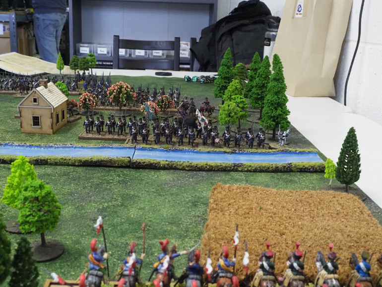 French artillery add casulties and disorder to the Prussian Line