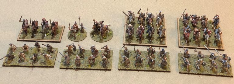 Final review of the finished warband