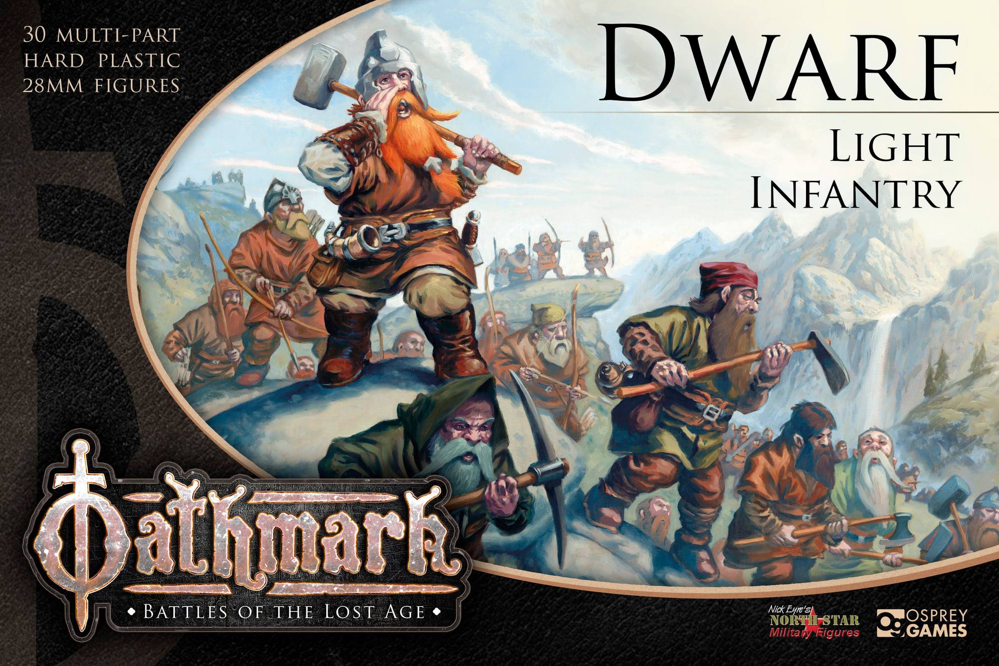 Dwarf Light Infantry Box - Oathmark OCT NEW