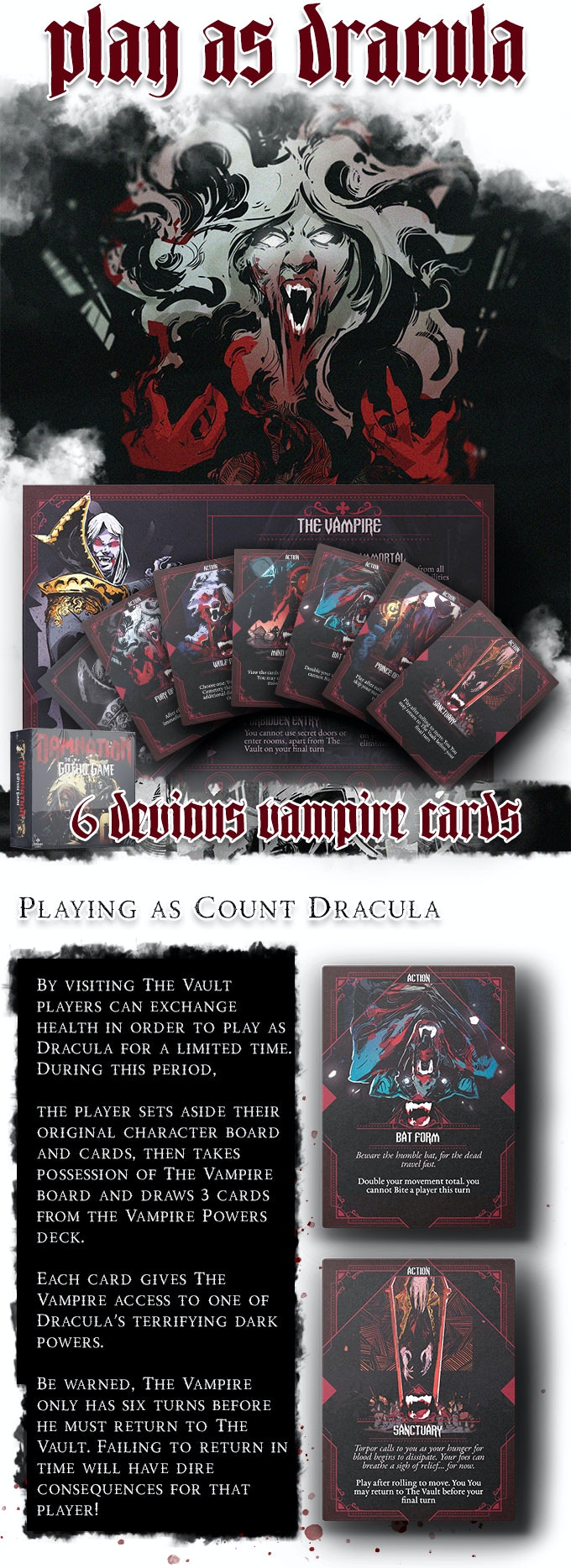 Play As Dracula - Damnation The Gothic Game