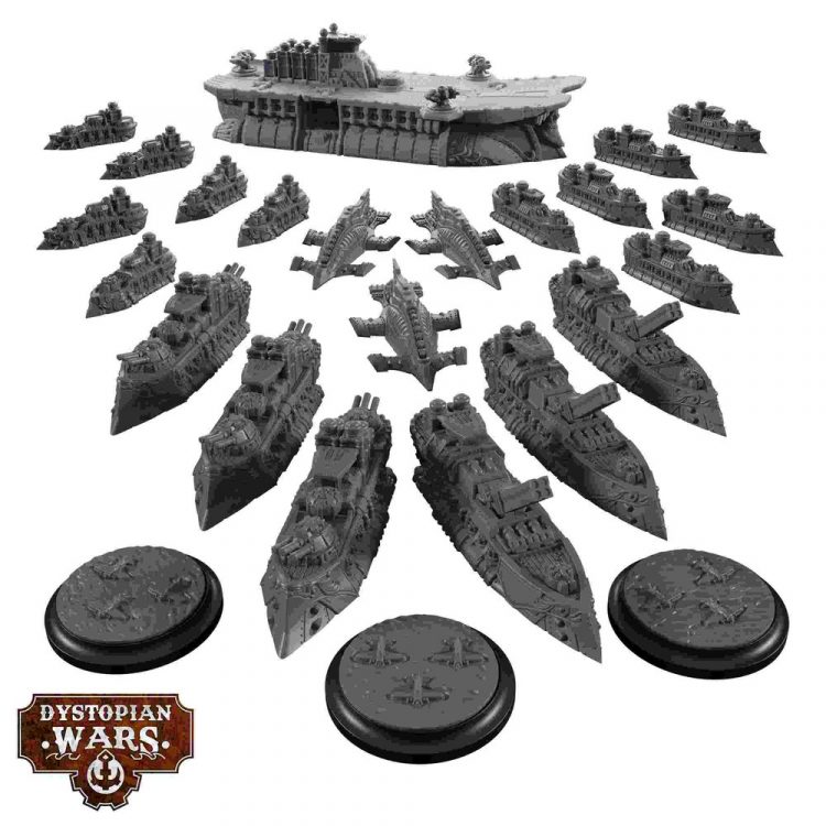 New Crown Battlefleet & Terrific Dragons Hitting Dystopian Wars ...