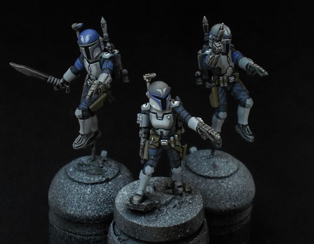 Fenn Rau and three more Mando Gunslingers