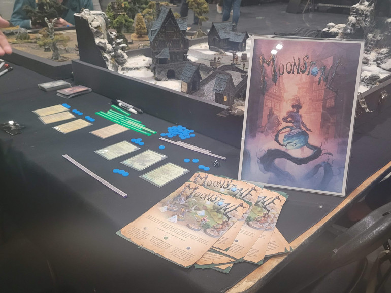 Moonstone... The Game... A look at their demo table.
