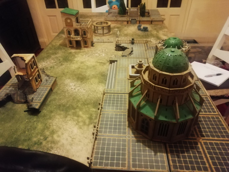 My brother is visiting this Friday as we prepare for salute so we might have a game if legion the night before. I thought the outskirts of Theed would be a good location for a Clone wars game