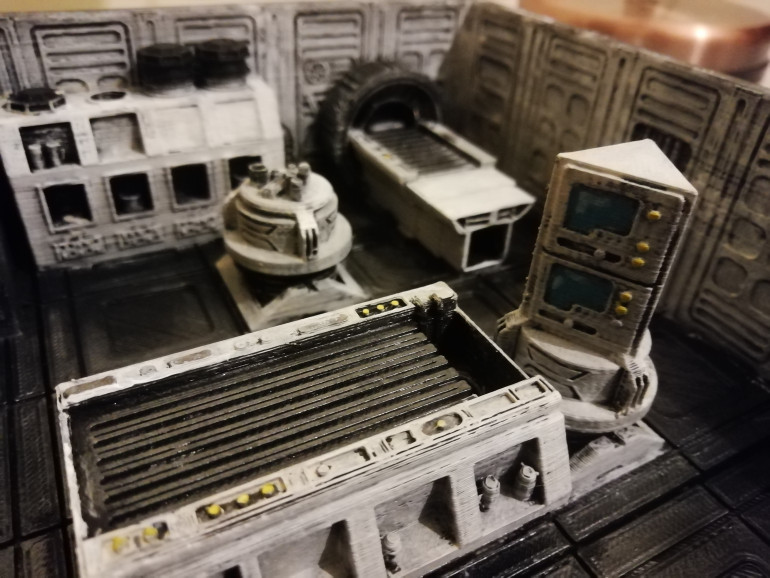 An evenings work on the morgue. Thinking of getting some bodies on those slabs
