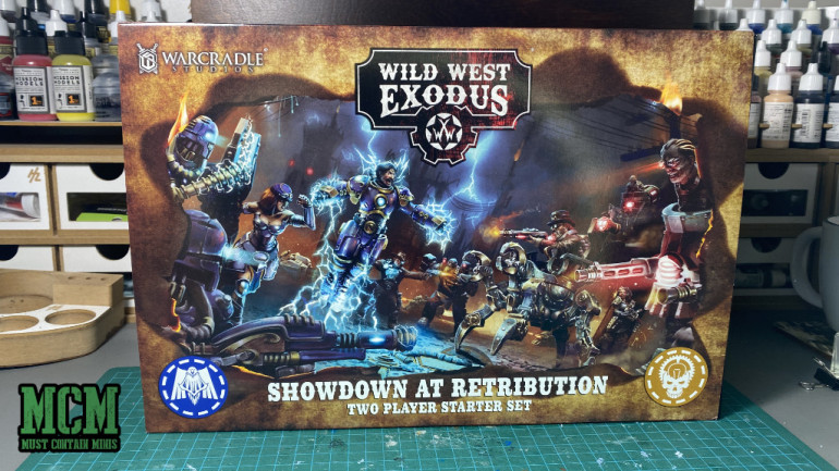 The Cover Art of the Wild West Exodus Showdown at Retribution boxed set.