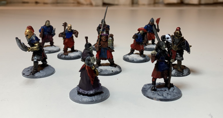 Morgarth and his dastardly Warband of the Red Kilt