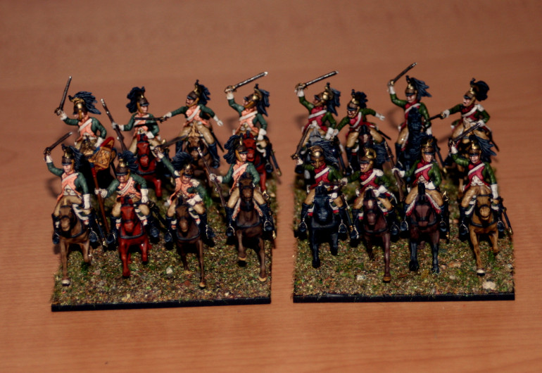 1/72 Napoleonic Cavalry C Flags lot 