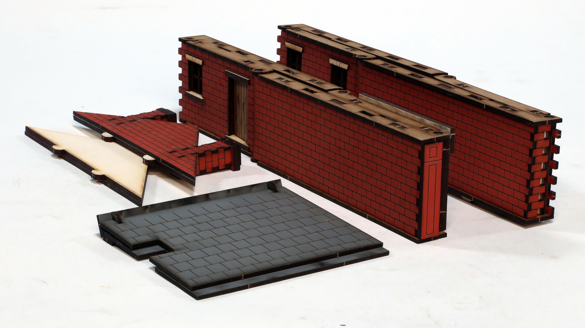 Brick House Folded - Mad Bob Miniatures