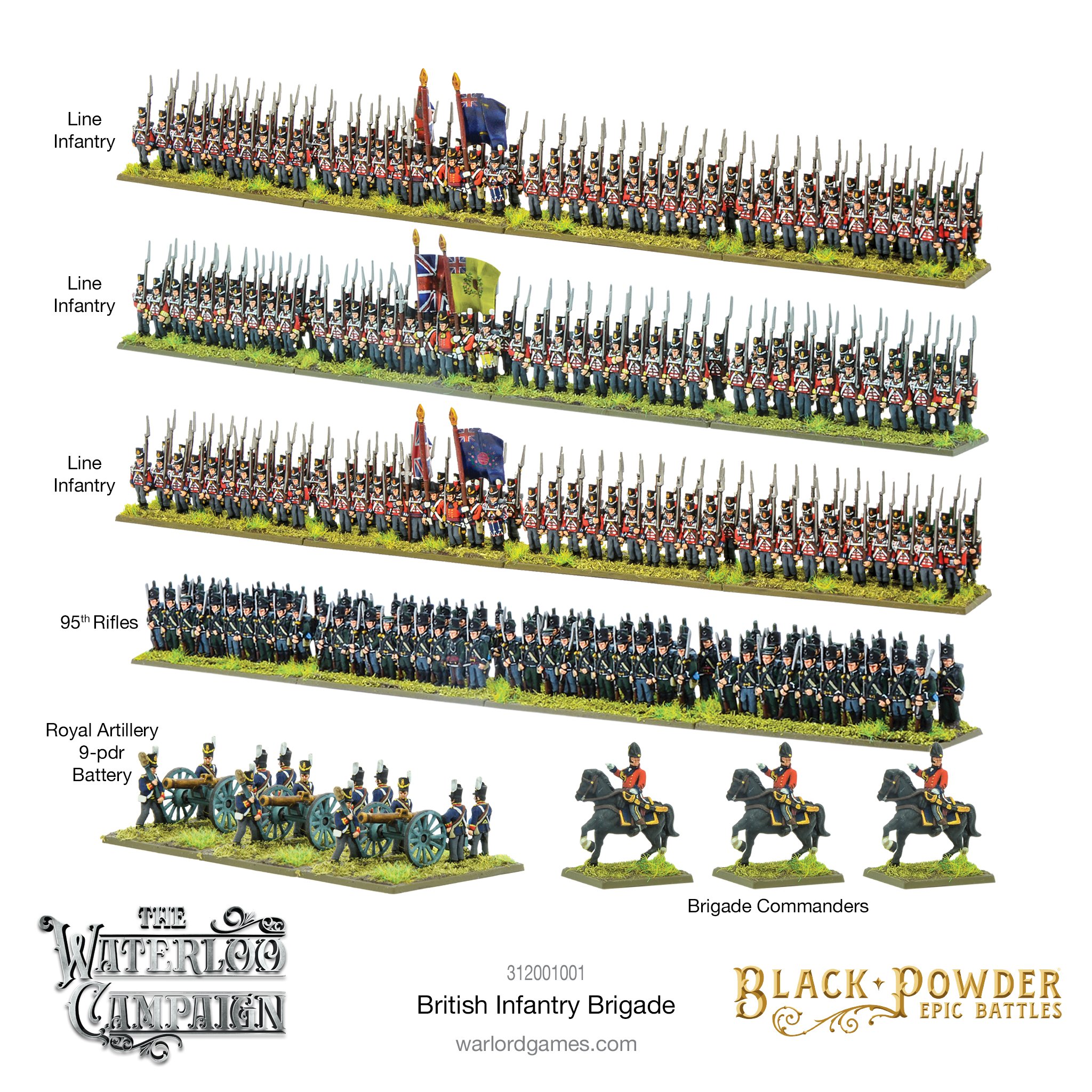 British Infantry Brigade - Black Powder Epic Battles