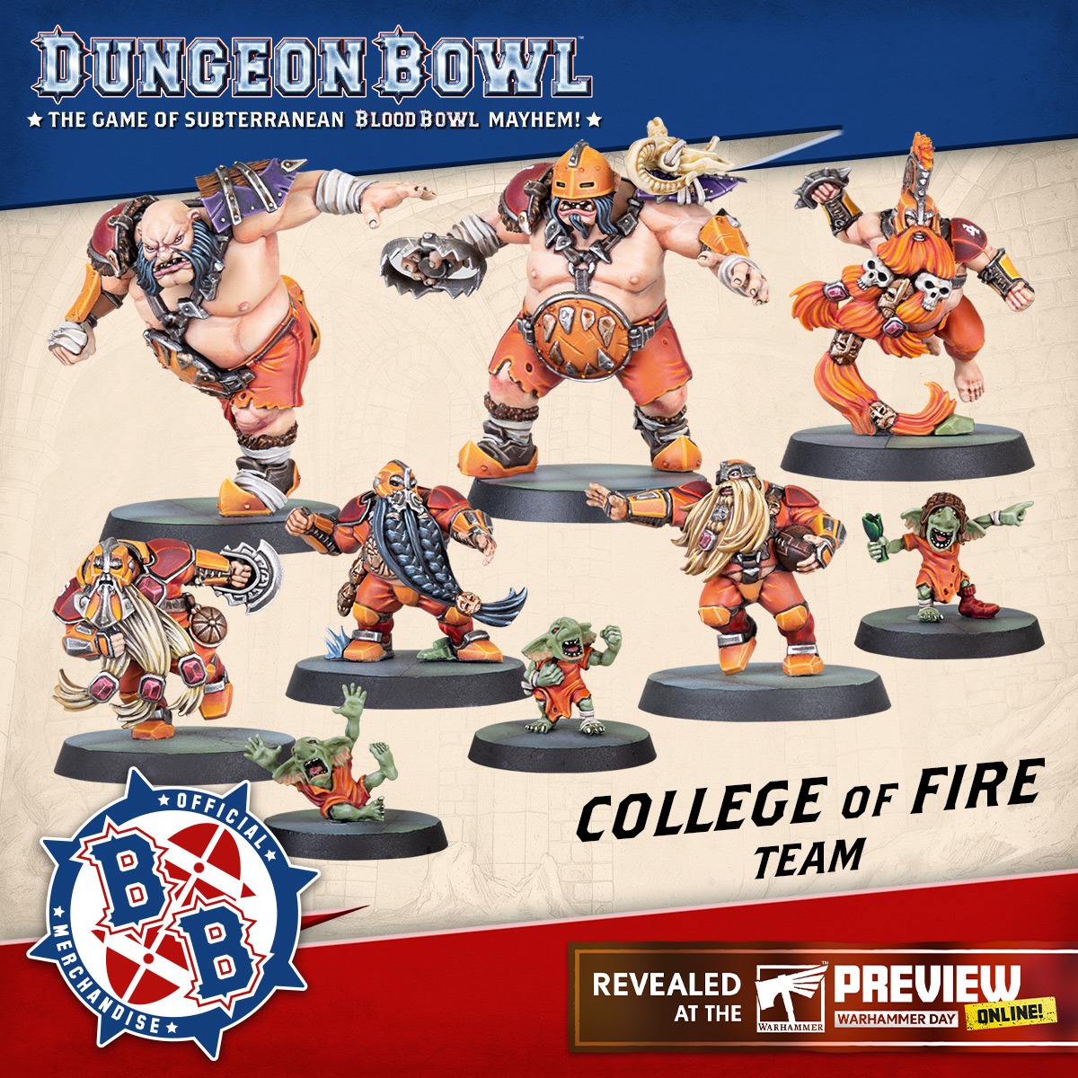 College Of Fire Team - Dungeon Bowl