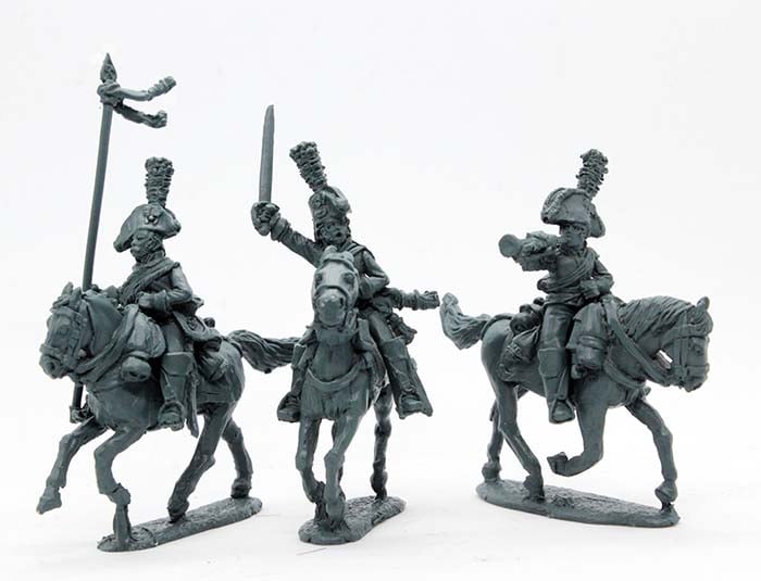 Cuirassier Command Galloping - Perry Miniatures