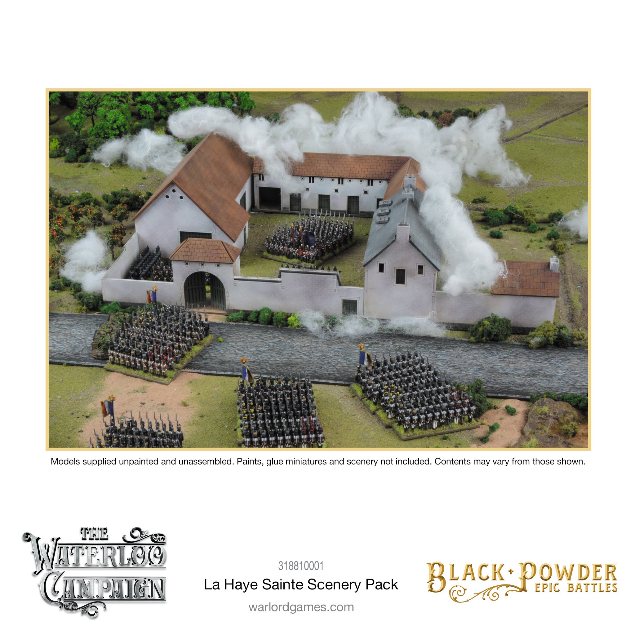 Lay Haye Sainte Scenery Pack - Black Powder Epic Battles