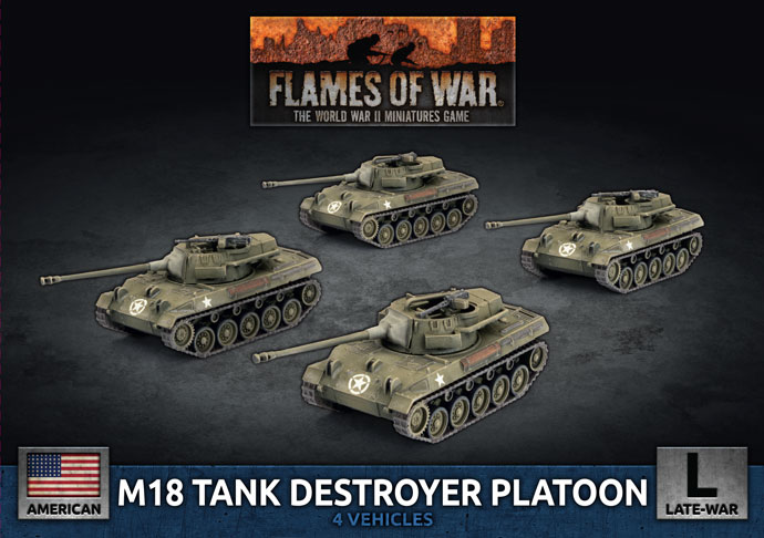 M18 Tank Destoyer Platoon - Flames Of War