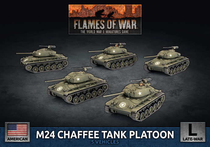 M24 Chafee Tank Platoon - Flames Of War