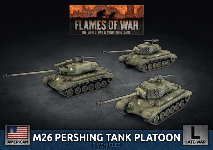 M26 Pershing Tank Platoon - Flames Of War