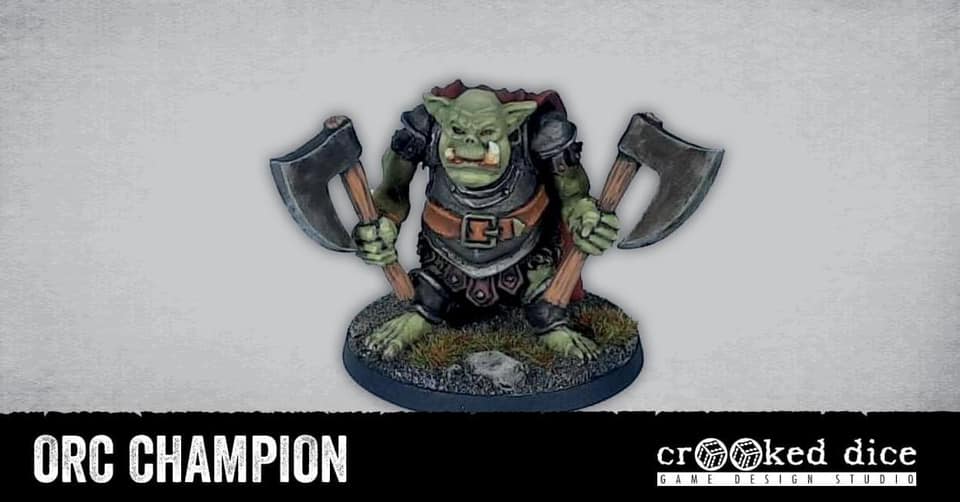Orc Champion - Crooked Dice