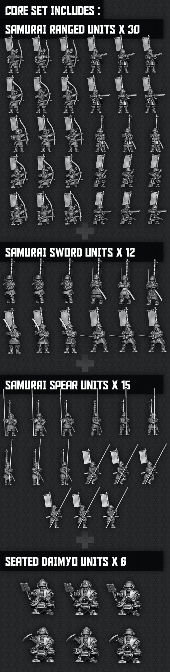 Samurai Warfare Core Set #2 - Smol Miniatures