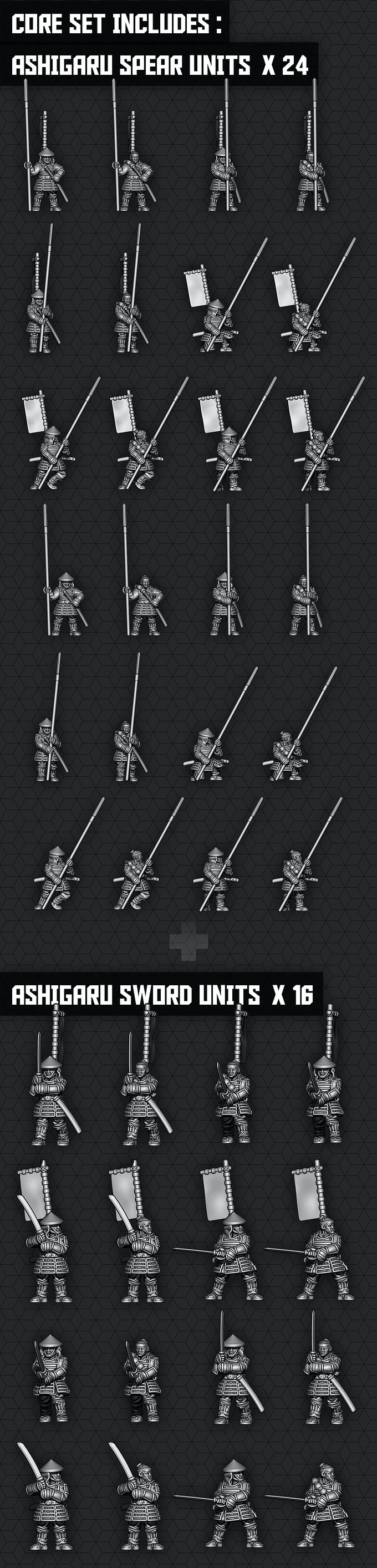 Samurai Warfare Core Set #3 - Smol Miniatures