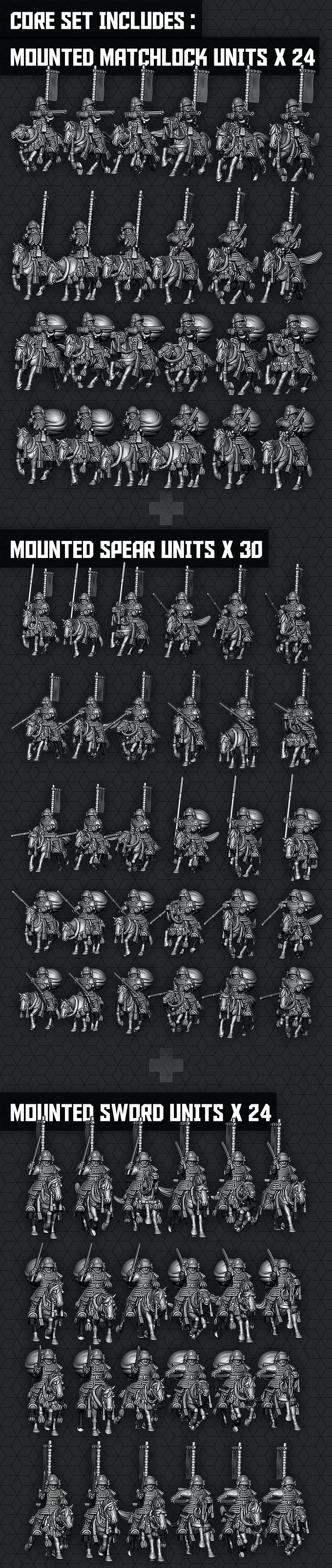 Samurai Warfare Core Set #4 - Smol Miniatures