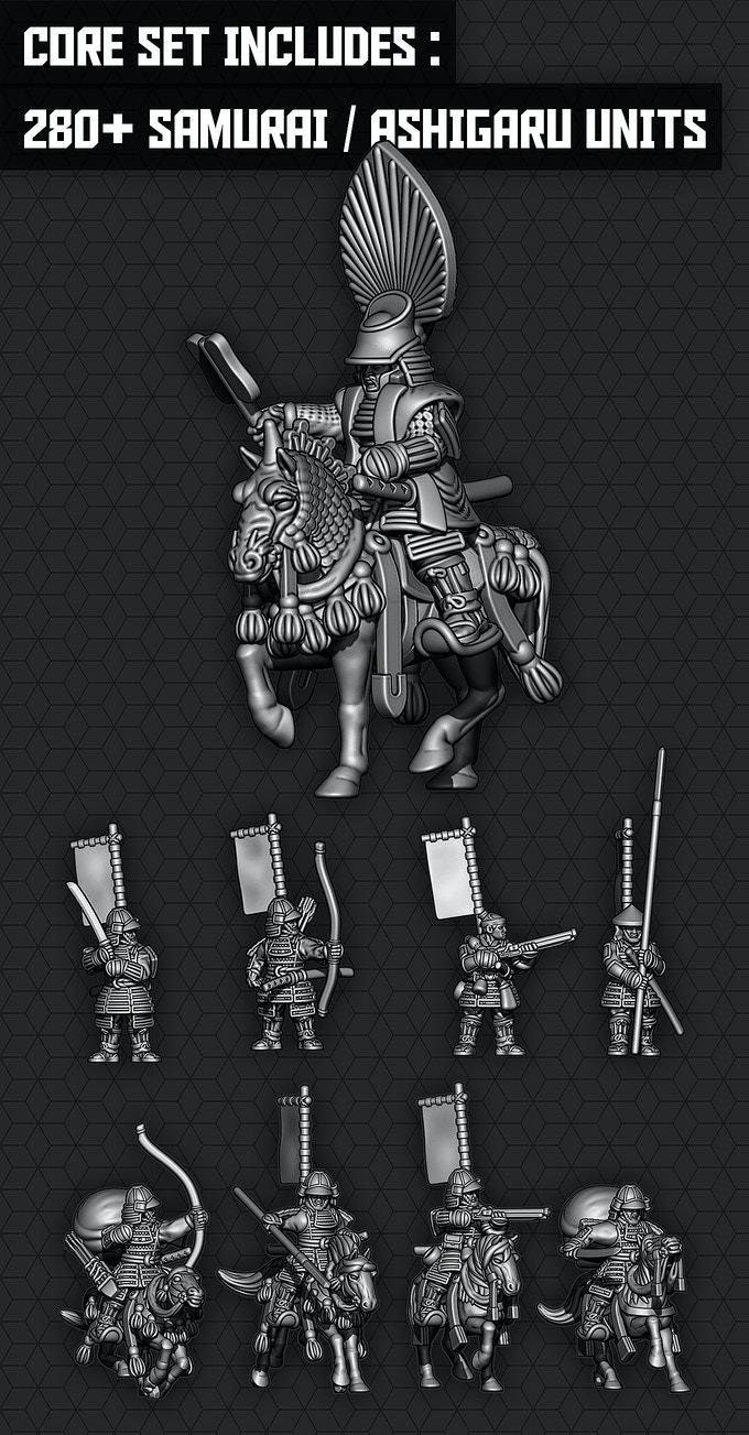 Samurai Warfare Core Set - Smol Miniatures