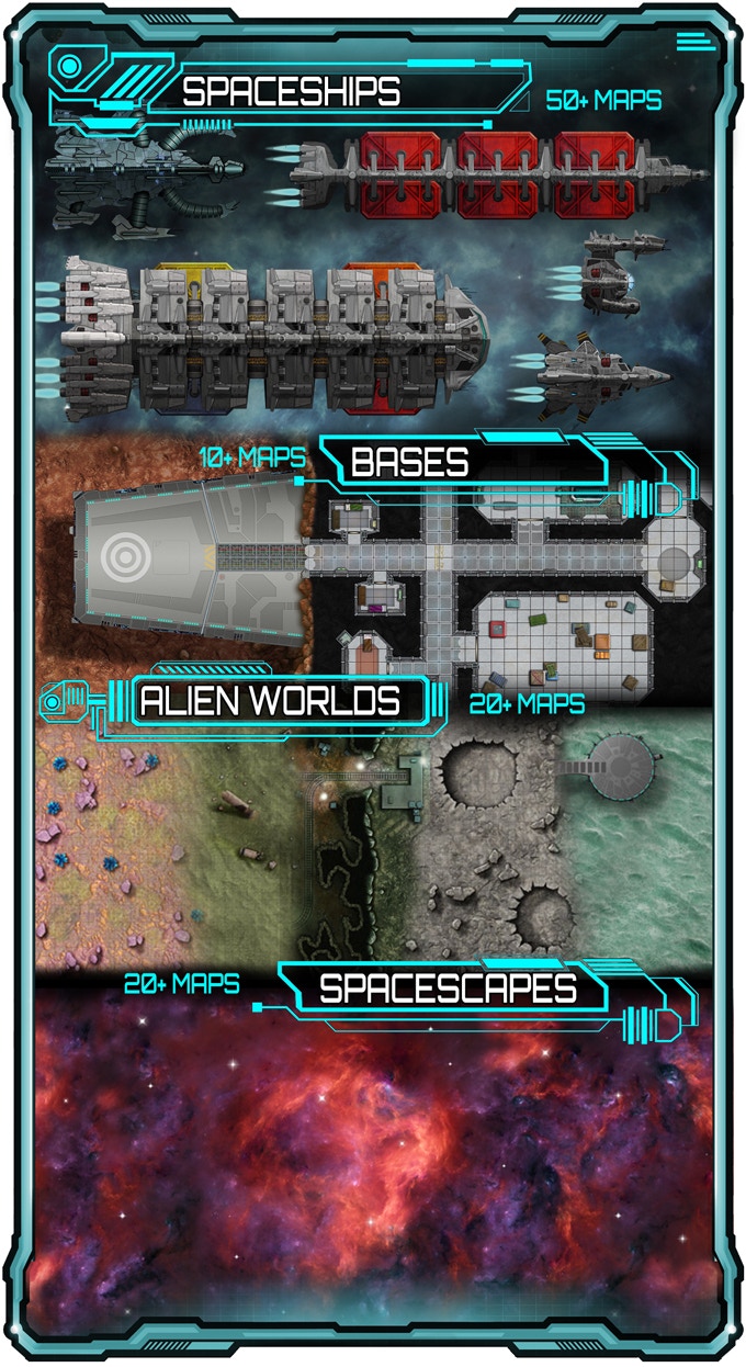 Spaceships & Spacescapes - Loke BattleMats