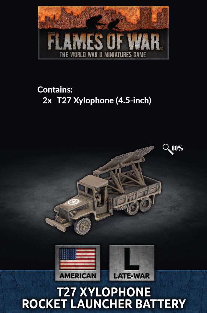 T27 Xylophone Rocket Launcher Battery - Flames Of War