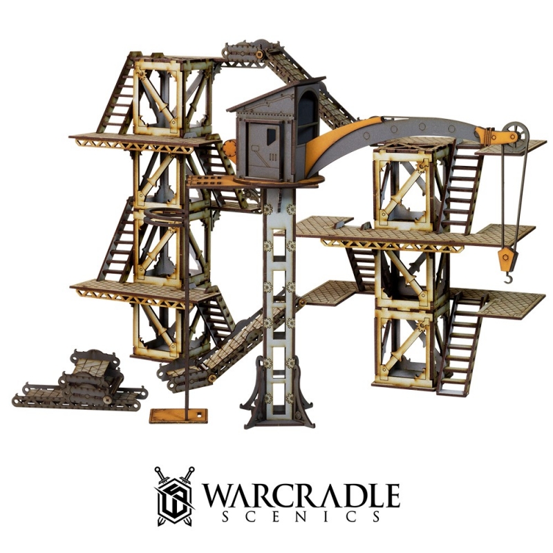 Walkways & Crane Tower - Warcradle Scenics