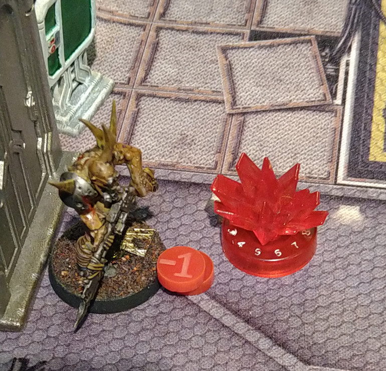 The shots began to land and the targeted zombie lost some health, but the two zombies originally looking after after the loot token began to get close.