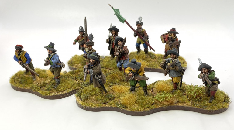 Butler’s Dragoons, dismounted. 28mm from Bloody Miniatures.