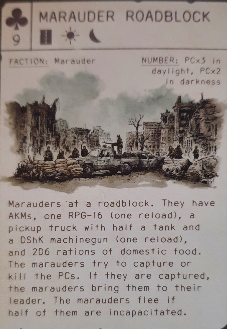 Marauder Roadblock