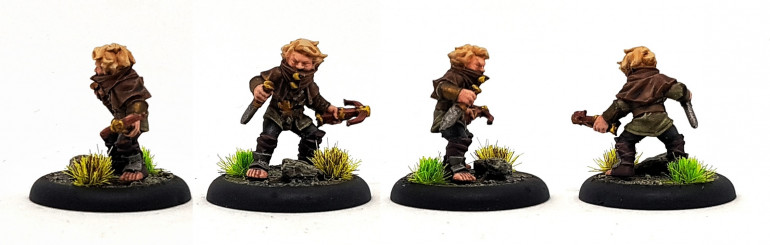 Halfling Rogue, 3D print from Titan Forge