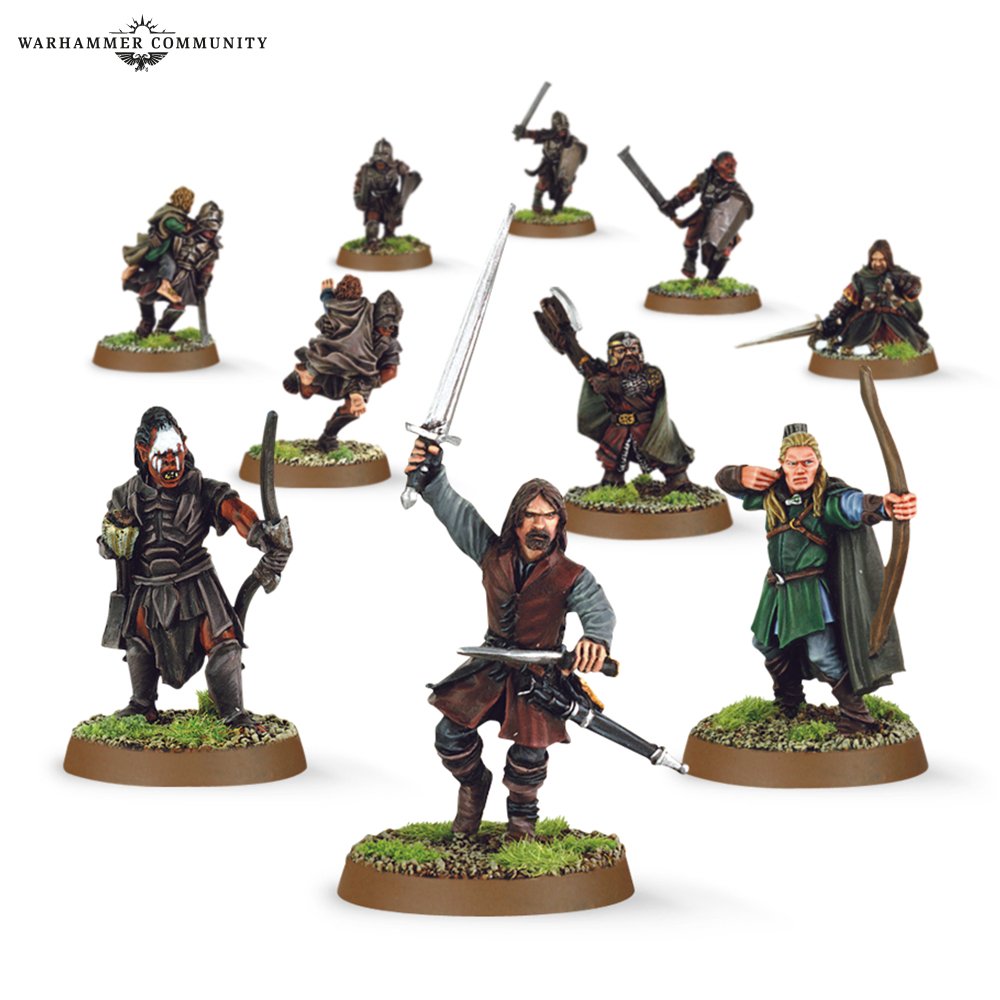 Warhammer Gondor Starter Army LOTR Seigneur des Anneaux GW Games Workshop  MESBG